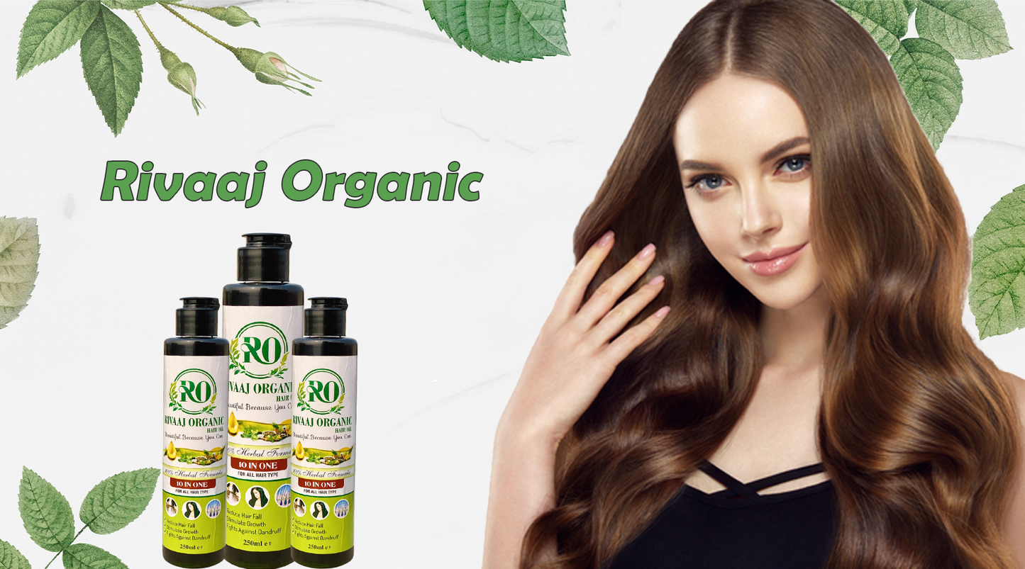 Rivaaj Organic 2 Hair Oil Bottles
