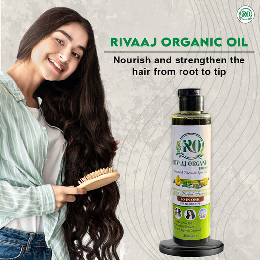 Rivaaj Organic 2 Hair Oil Bottles