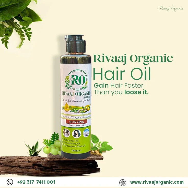 Rivaaj Organic 2 Hair Oil Bottles